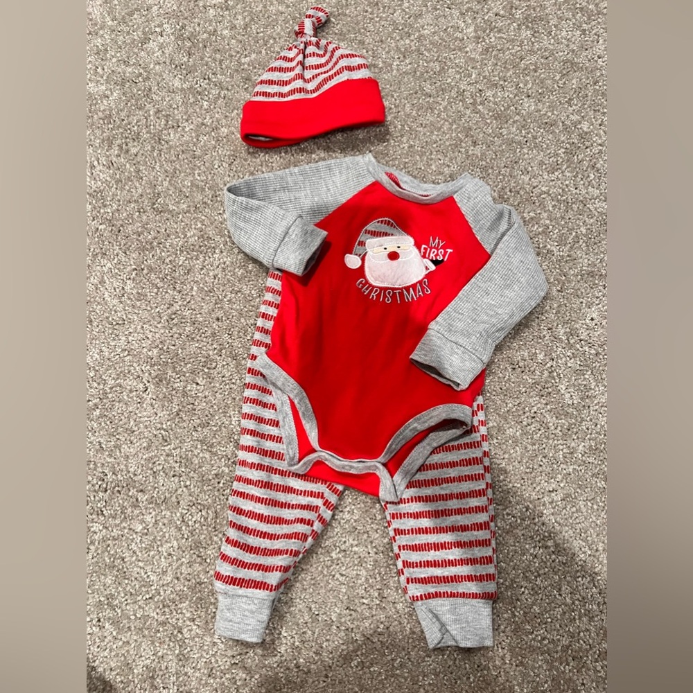BABY FIRST CHRISTMAS OUTFIT